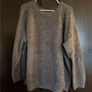 Old Navy Brown Knit Pullover
